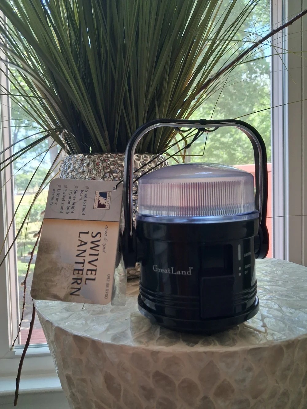 Black Swivel Lantern - Compact LED Travel Light